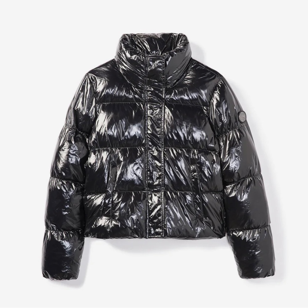 Noize “Coco” Cropped Glossy Puffer NEW - Picture 13 of 14